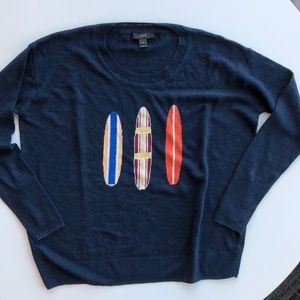J. Crew 100% Linen Surfboard Pullover